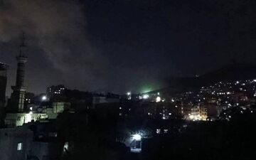 تجاوز رژیم اسرائیل به منطقه برزه در پایتخت سوریه