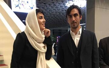  مهدی رحمتی و لیلا بلوکات در یک مراسم خصوصی
