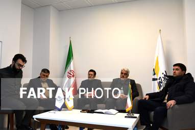 دکتر مجید قیطولی روابط عمومی دانشگاه رازی، دکتر سجاد دادفر، دکتر روح‌الله بهرامی، سرهنگ پاسدار جهانشاه امیری،  پوریا فتاحی 