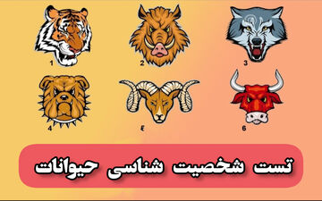 شخصیت شناسی| کدام حیوان را بیشتر دوست داری؟
