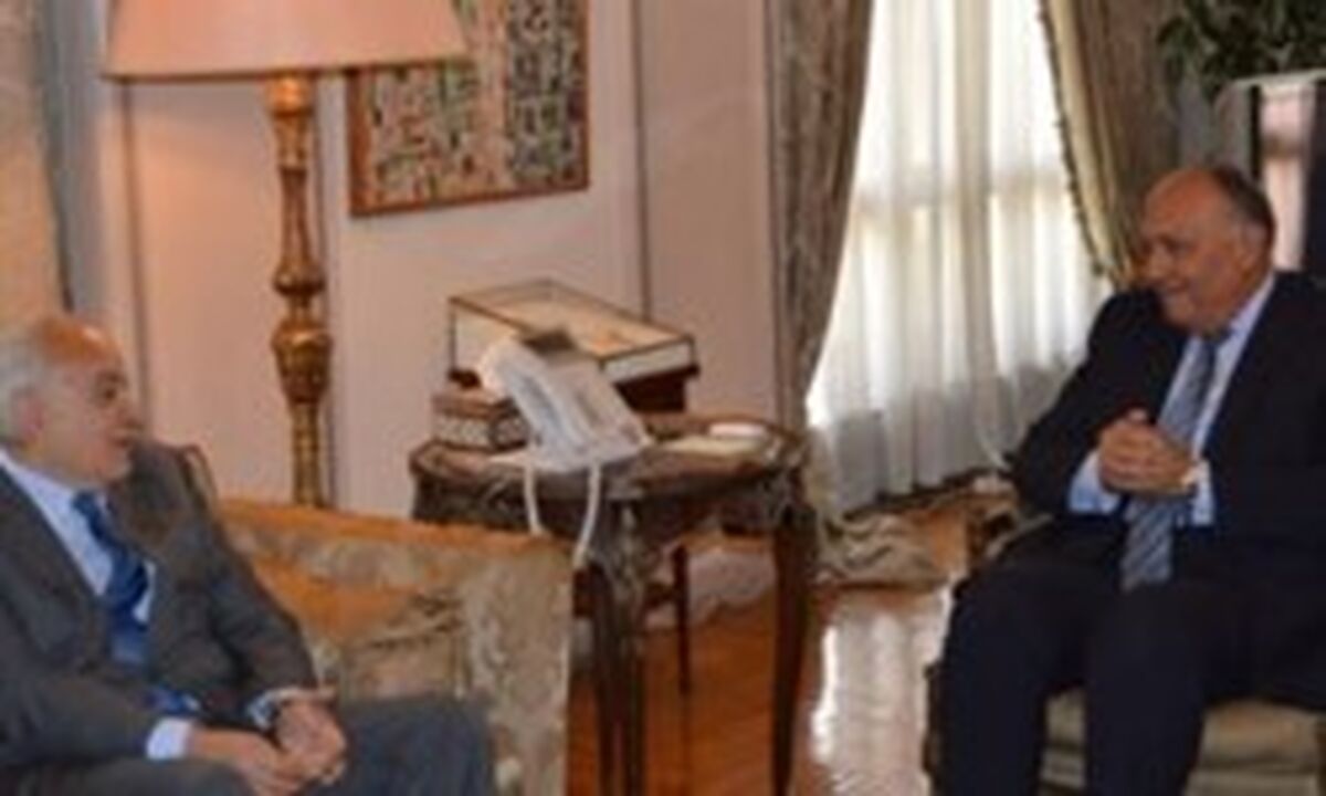 دیدار فرستاده سازمان ملل در لیبی با وزیر خارجه مصر