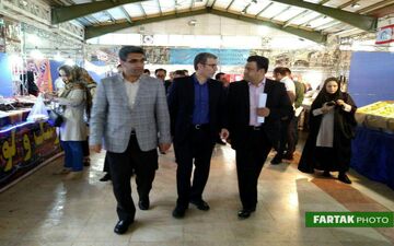 اختصاصی/ بازدید دکتر هدایت حاتمی و محسن دارابی از نمایشگاه ضیافت