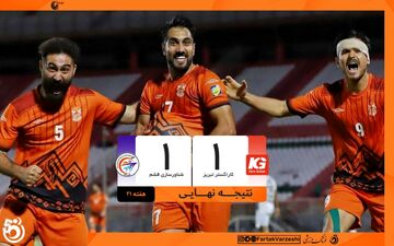 هیجان در قعر جدول؛ کاراگستر و شناورسازی امتیازات را تقسیم کردند
