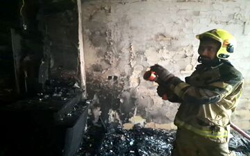 آتش‌سوزی منزل مسکونی در شهر شهباز یک کشته برجای گذاشت