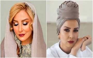 باد حجاب مرجانه گلچین را برد ! + عکس شرم آور