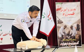  مانور تخصصی «طب رزم و امداد و نجات» در استان کرمانشاه برگزار شد+تصاویر