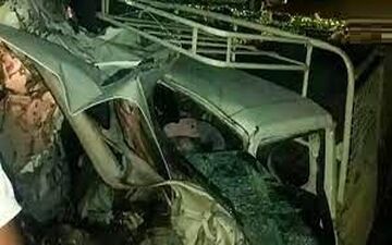 تصادف سه خودرو در جاده منوجان ۱۶ مصدوم بر جا گذاشت