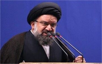  حجت‌الاسلام خاتمی در تجمع بزرگ حوزویان: تا آخرین قطره خونمان از سپاه پاسداران حمایت می‌کنیم