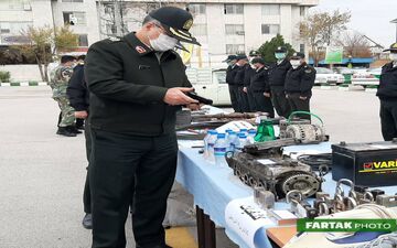 گزارش تصویری کشفیات نیروی انتظامی استان کرمانشاه در  طرح ظفر ۷ طی ۷۲ ساعت