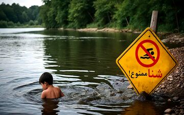 مرگ تلخ کودک ۳ ساله در استخر خانه‌باغ تفرش