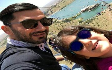 سلفی دیده نشده ظریف و دخترش
