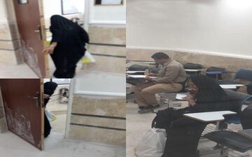 مادربزرگ ۹۰ ساله اهوازی دانشجوی ارشد حقوق! + عکس